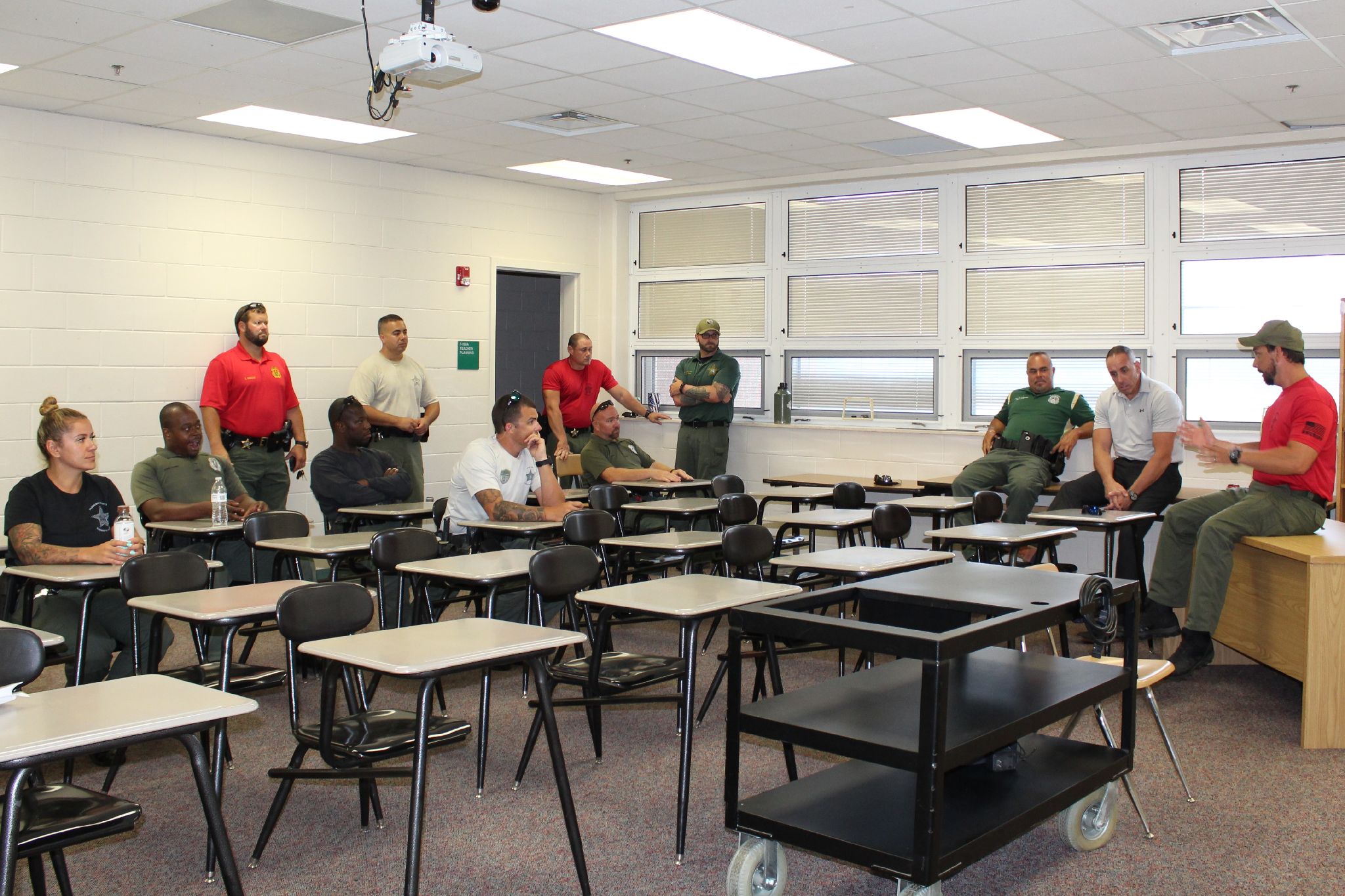 FCSO deputies debrief after a training exercise