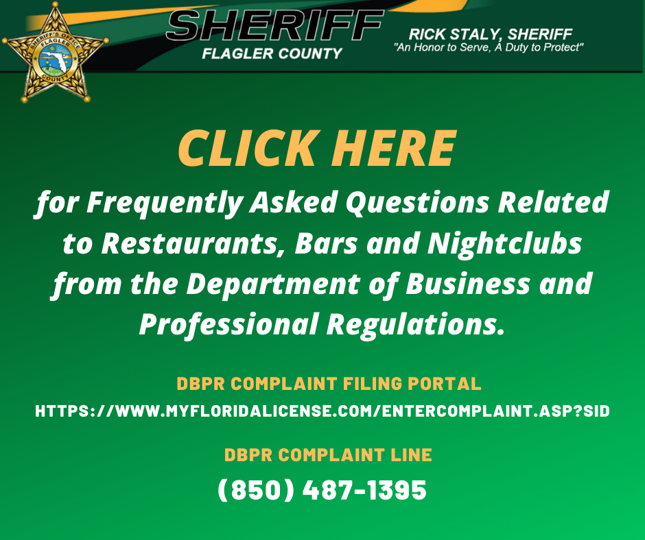 COVID-19 FAQ on Restaurant/Bar Restrictions