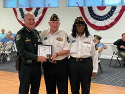 Sheriff Staly Selected by Flagler American Legion Post as LO of the Year