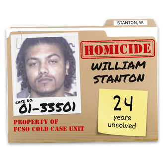 Case No. 01-33501. Homicide of William Stanton