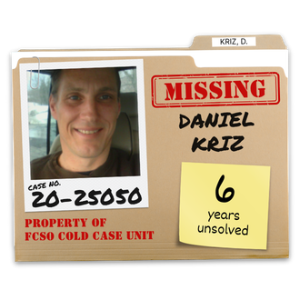 Case No. 20-25050. Missing persons case of Daniel Kriz