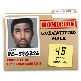 Case No. 80-580286, Homicide of an unidentified male.
