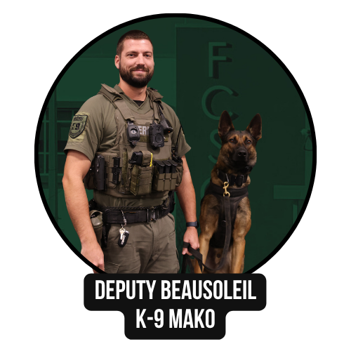 Deputy Beausoleil, K-9 Mako