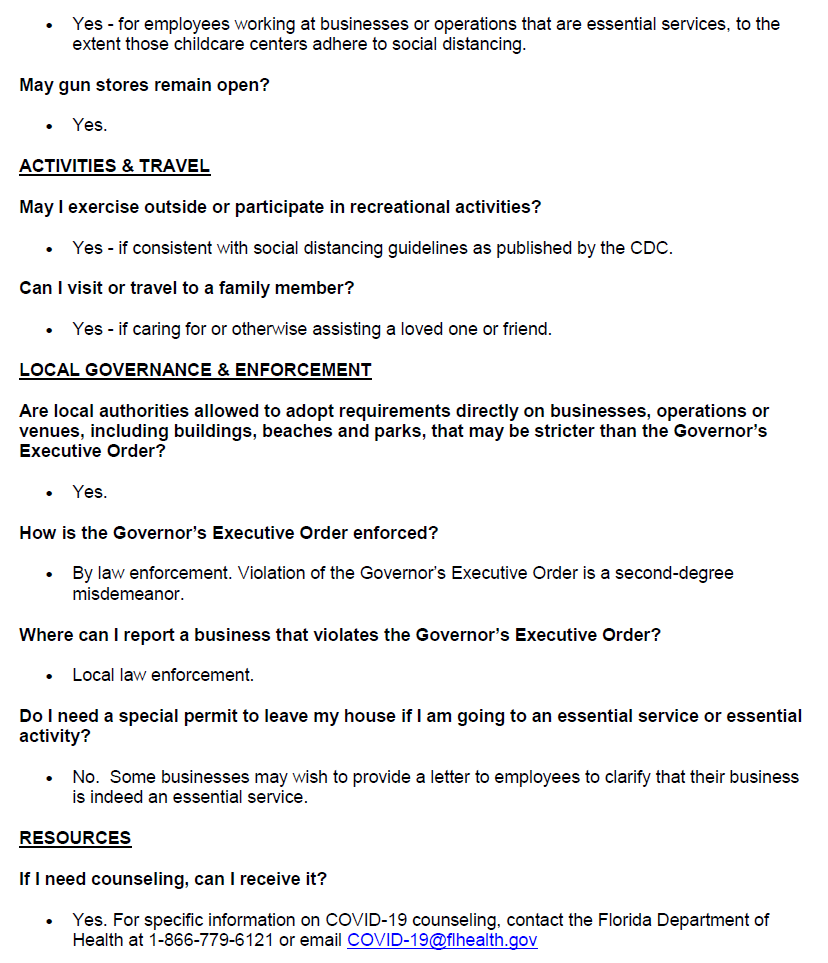 FAQ Safer at Home - 3
