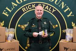 FCSO Providing Lifesaving Devices to Over 265 Flagler County Businesses and Equipping Patrol Cars 