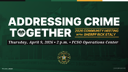 FCSO Invites Community to Engage Through Sheriff's Citizens Academy and Addressing Crimes Together