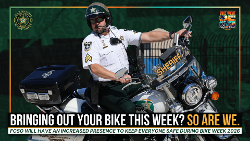FCSO Increases Presence for Bike Week 2026
