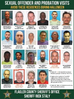 FCSO Conducting Sex Offender Checks Prior to Halloween