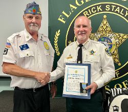 Sons of the American Legion Honors Sheriff Rick Staly with Prestigious Five-Star Award