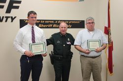 Flagler Sheriff Commends Good Samaritans and Employees at Quarterly Awards Ceremony