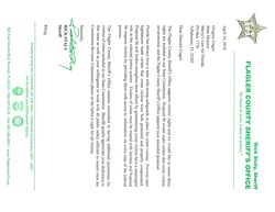 Flagler County Sheriff’s Office Supports Proposal 96 